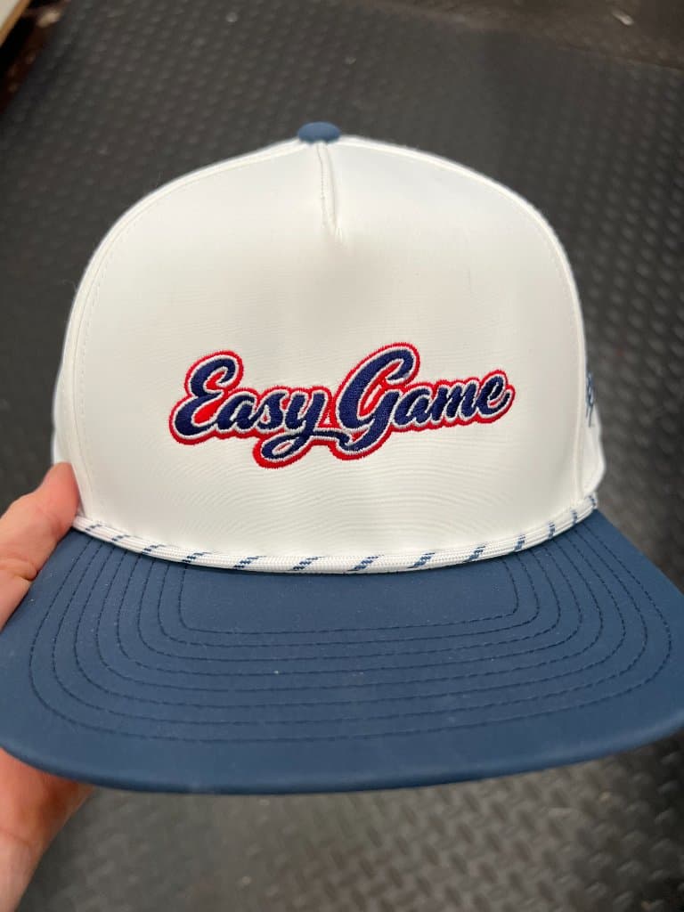 Easygame custom embroidered structured cap